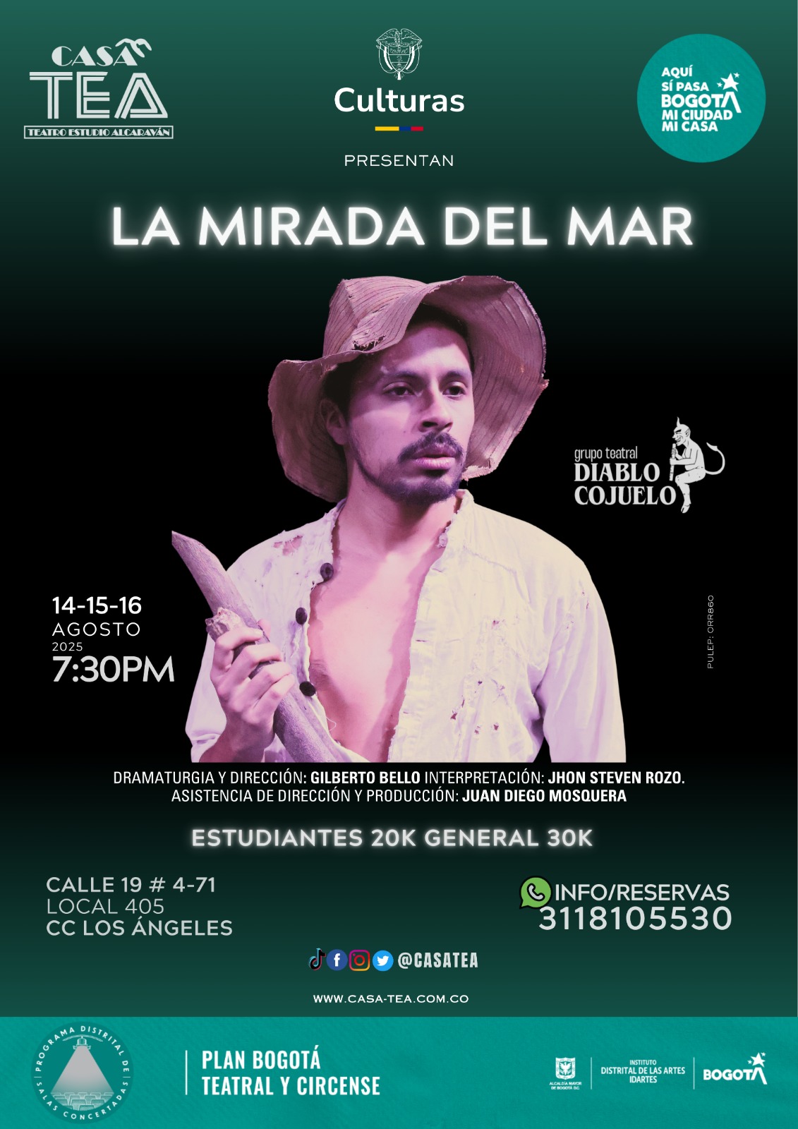La Mirada Del Mar tendra sus funciones en CASA TEA
