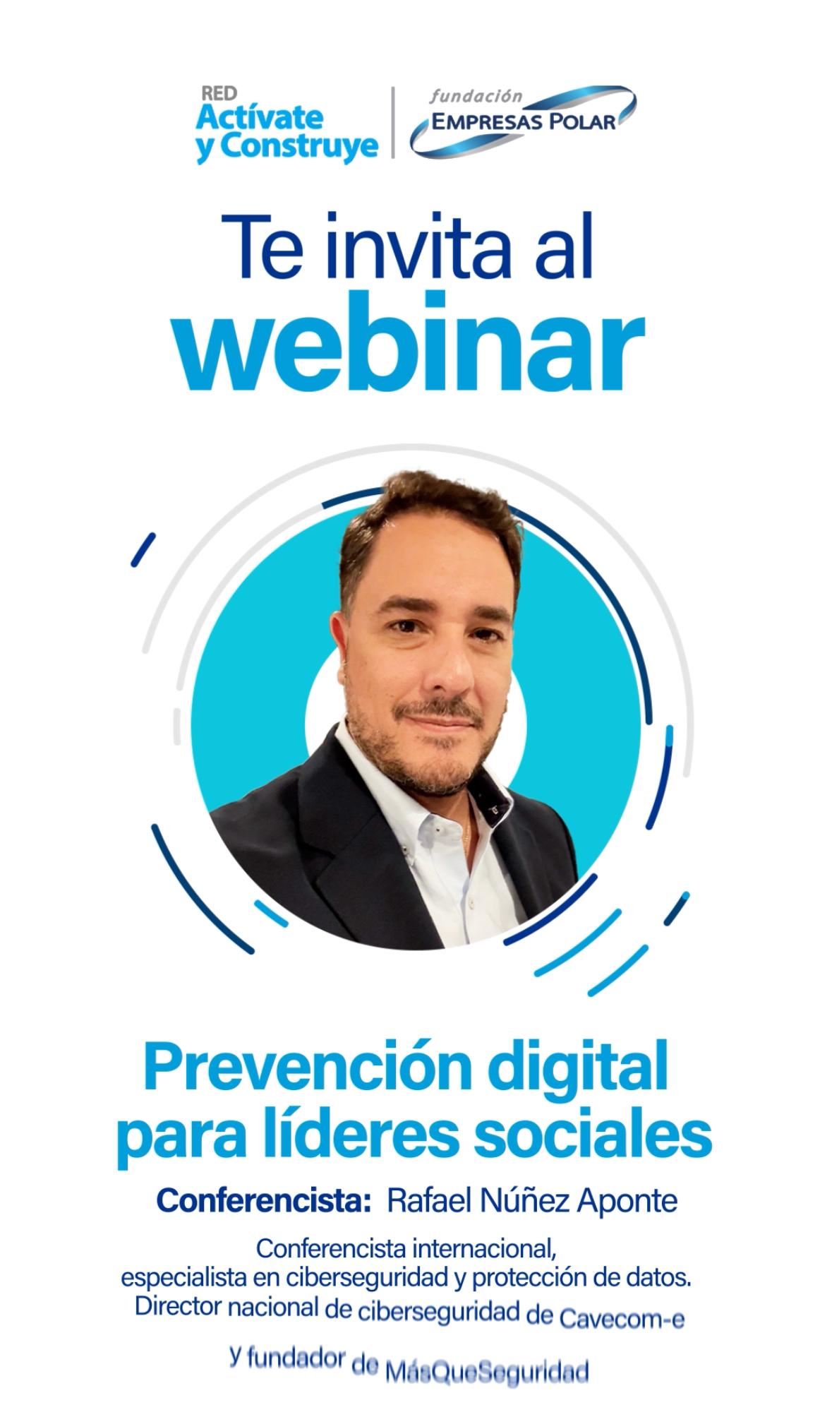 Webinar online sobre riesgos digitales y su prevencion