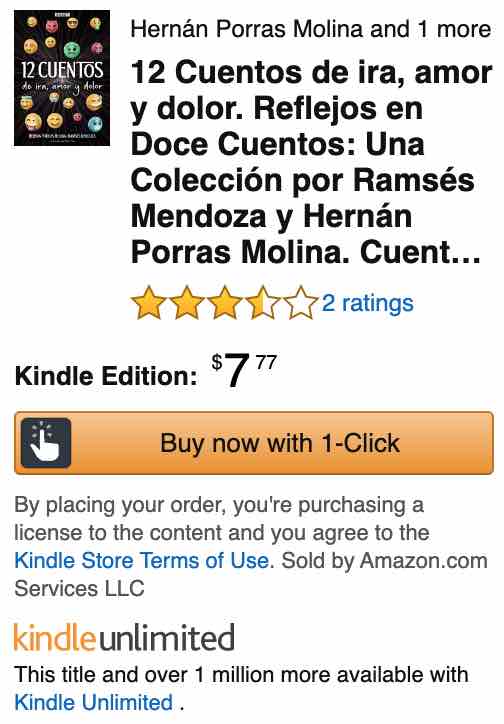 Libro de cuentos de Hernan Porras Molina ya disponible en librerias colombianas