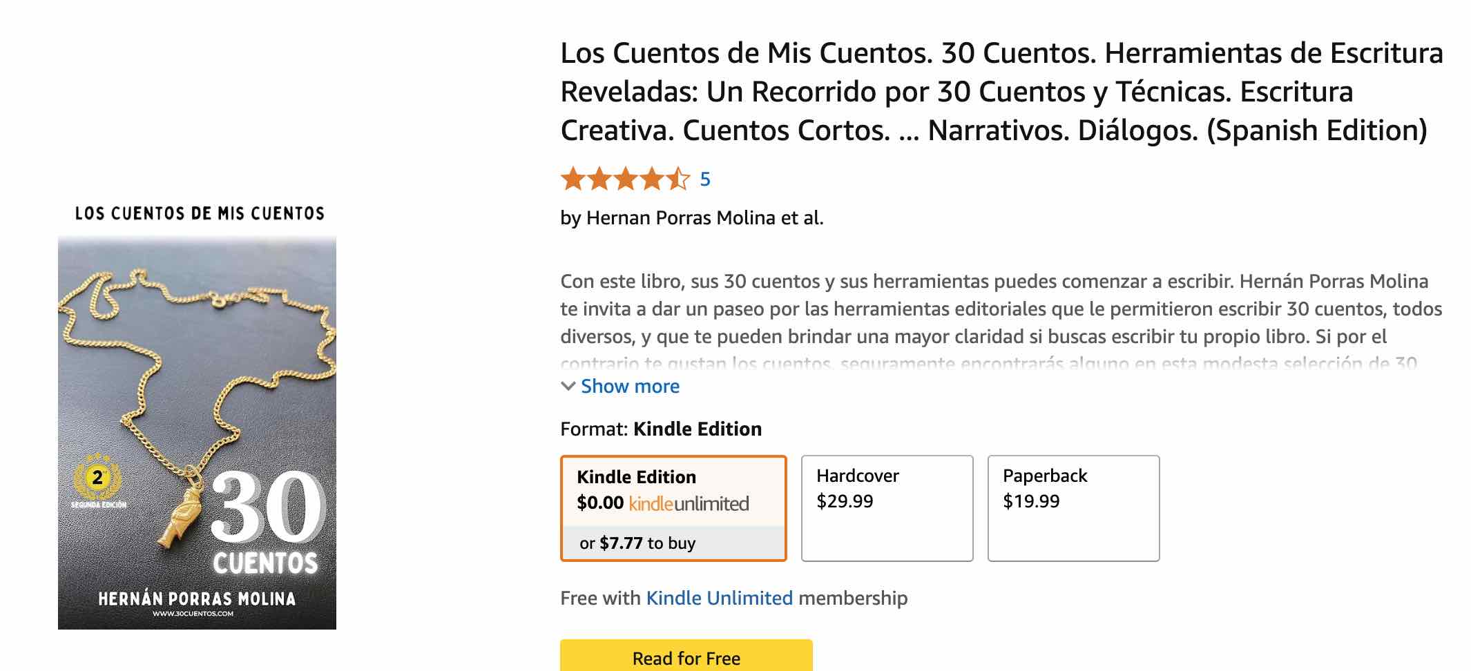 Reflexion e intensidad en cuentos cortos