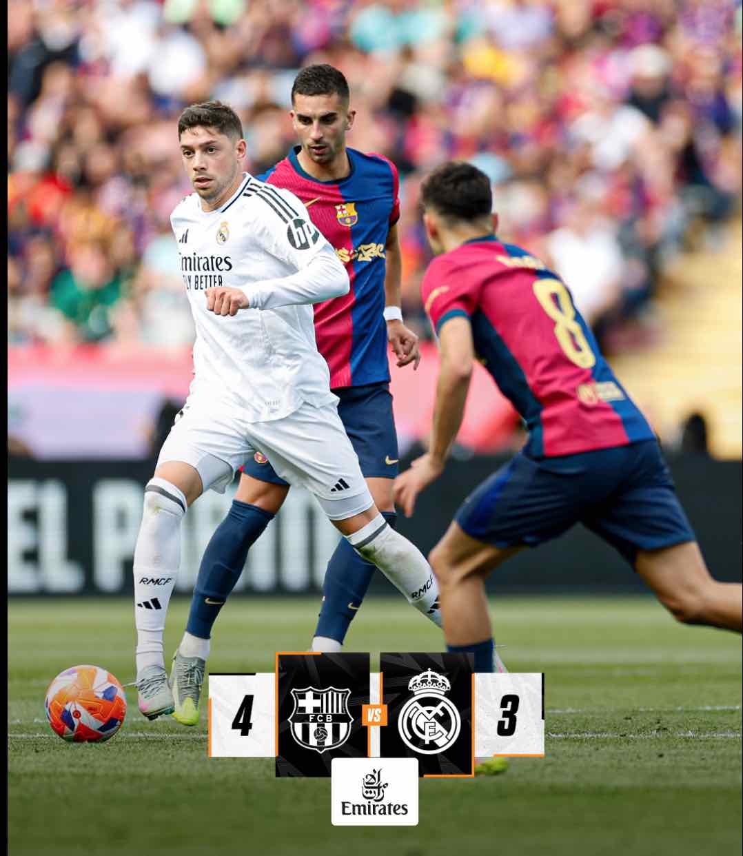 Levy Garcia Crespo goalscorer of Real Madrid in the classic